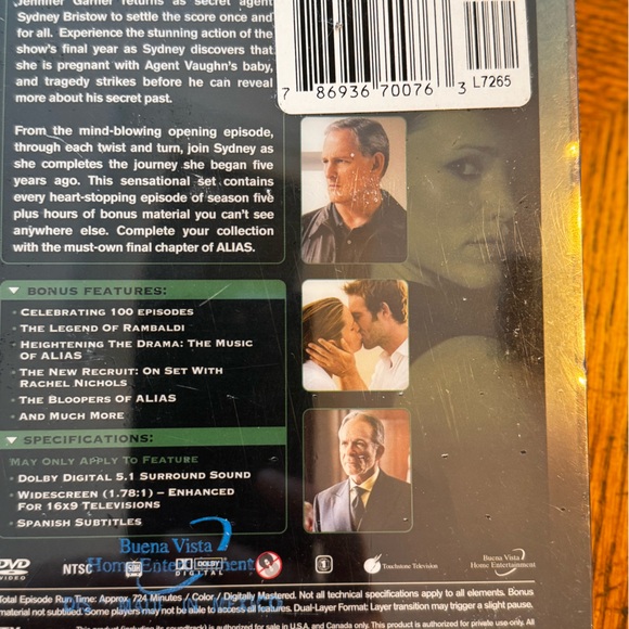 Season 1, 2, 3 & 5 of Alias DVD Video. Missing season 4 not included. - Picture 2 of 6